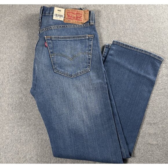 Levi’s 501 Original Fit Jeans 31x30 Medium Wash Stretch NWT - Picture 1 of 12